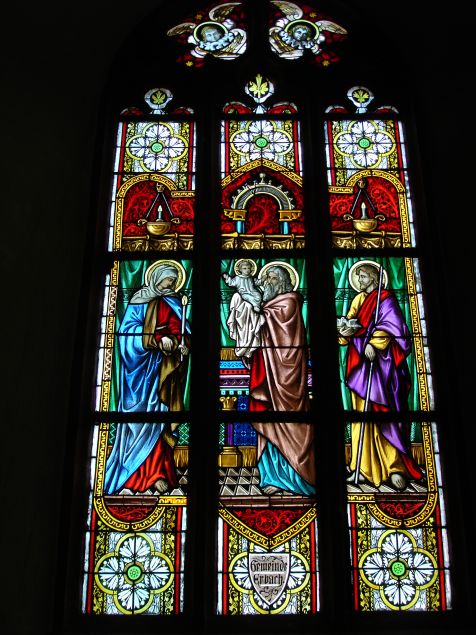 Erbach Kirche Glasfenster