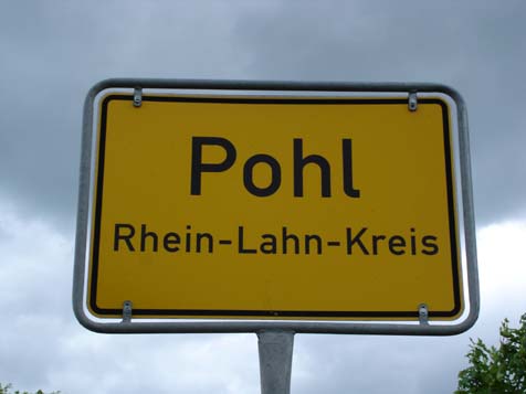 Ortsschild Pohl